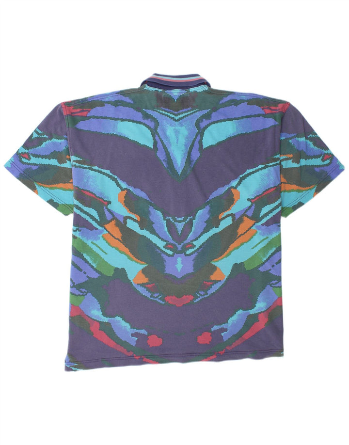 ENDURANCE Mens Abstract Pattern Polo Shirt 2XL Multicoloured