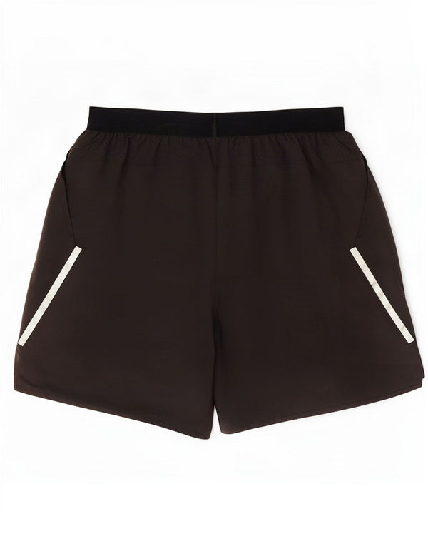 Nike Damen Dri Fit Sport Shorts UK 14 Large Grau