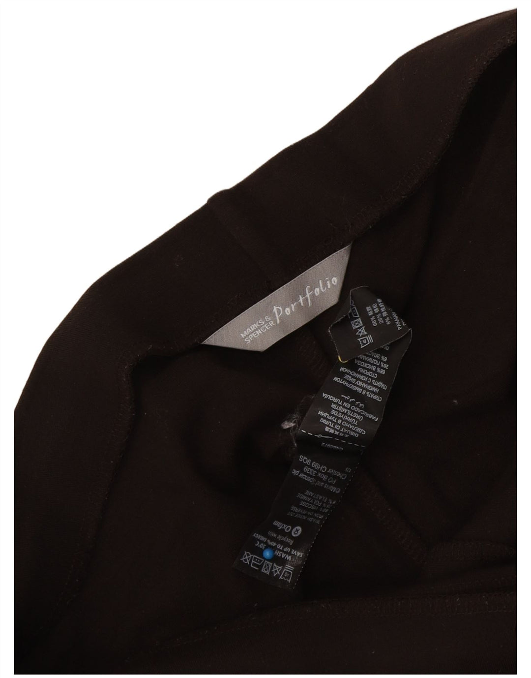 Marks & Spencer Damen Leggings UK 16 Large Braune Viskose