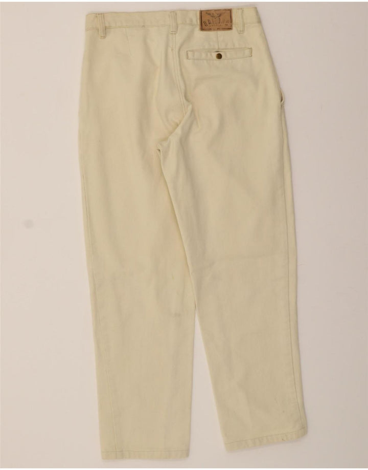 ARIZONA Womens Straight Jeans W32 L28 Beige Cotton Vintage Arizona and Second-Hand Arizona from Messina Hembry 