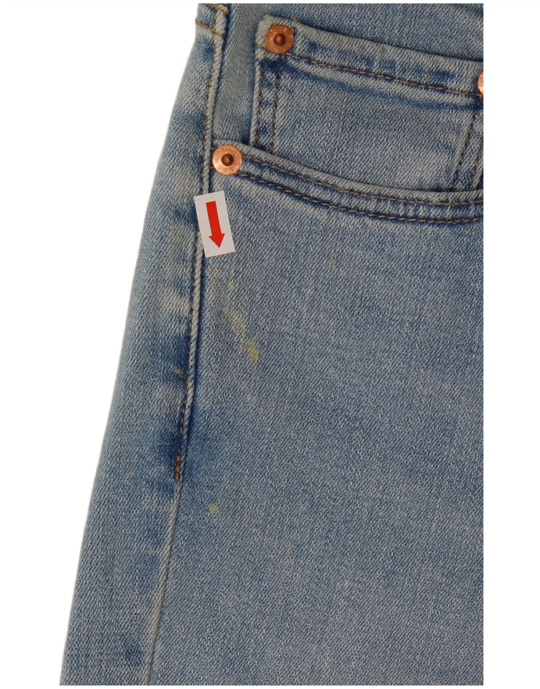 LEVI'S Damen 511 Slim Jeans W32 L32 Blaue Baumwolle