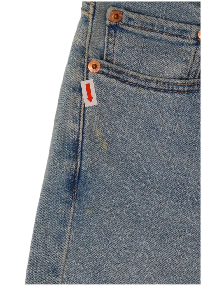 LEVI'S Damen 511 Slim Jeans W32 L32 Blaue Baumwolle