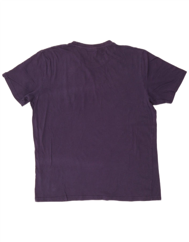 Lotto Herren T-Shirt Top XL Marineblau Baumwolle