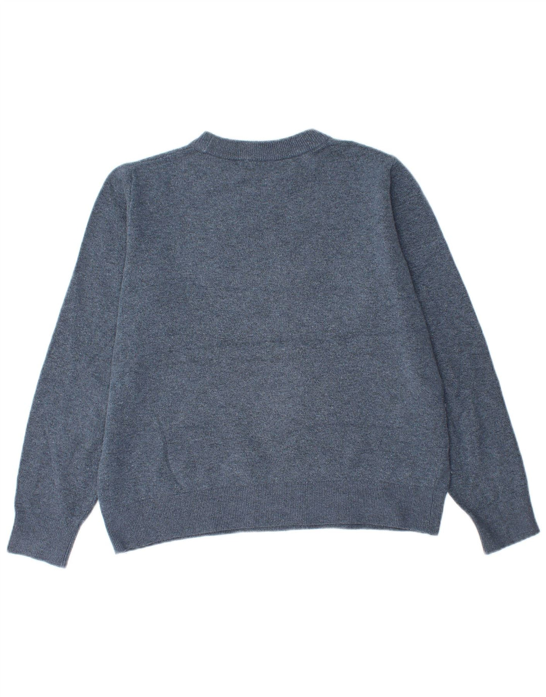 MARKS & SPENCER Womens Crew Neck Jumper Sweater UK 14 Medium Blue