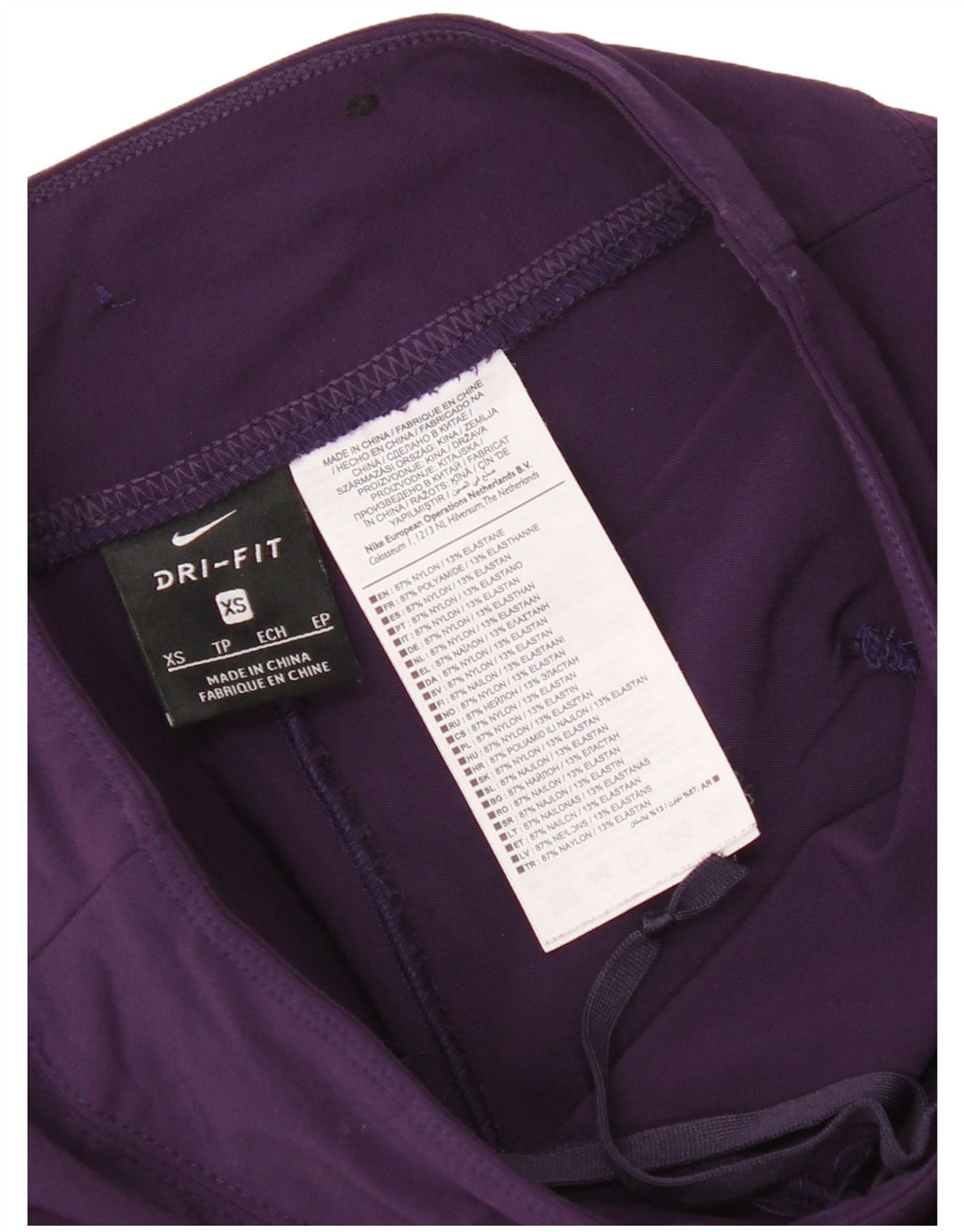 Nike Damen Dri Fit Leggings UK 6 XS Lila Nylon