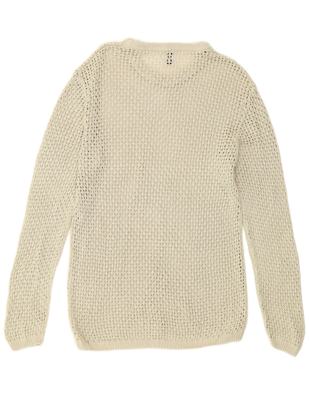 Durchsichtiger Pullover mit Rundhalsausschnitt für Herren von Zara, Größe L, Beige