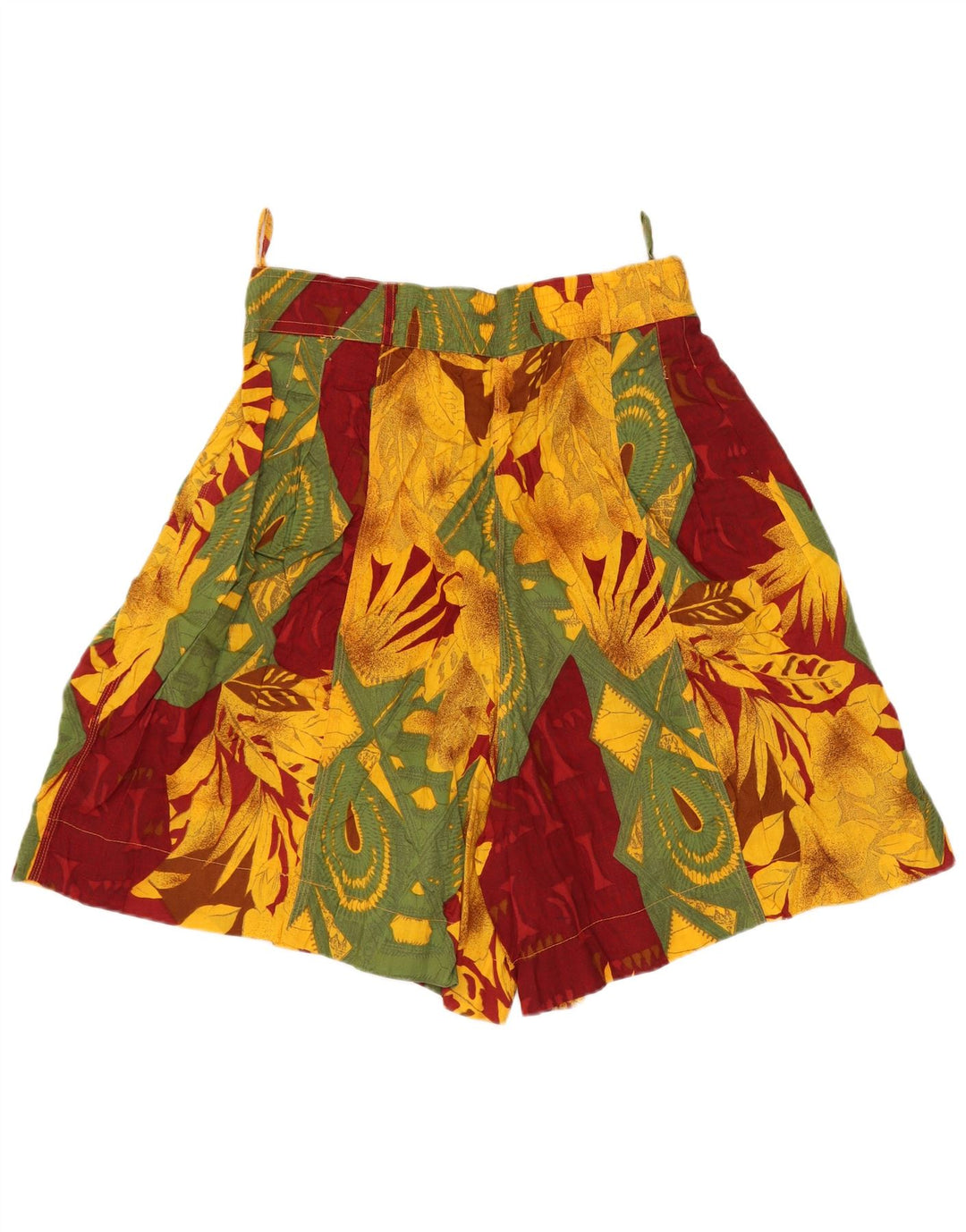 Nitya Damen Chinoshorts mit weitem Bein IT 42 Medium W26 Mehrfarbiges Blumenmuster