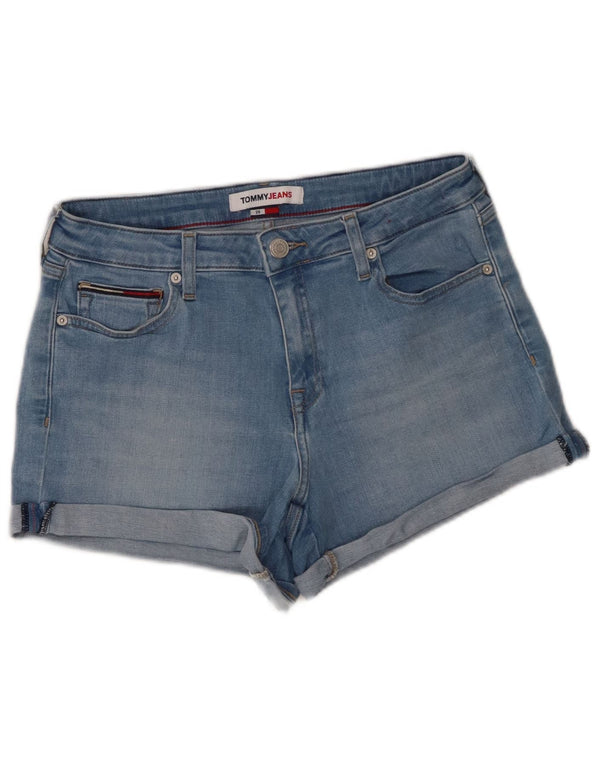 Tommy Hilfiger Damen Jeansshorts W29 Mittelblau