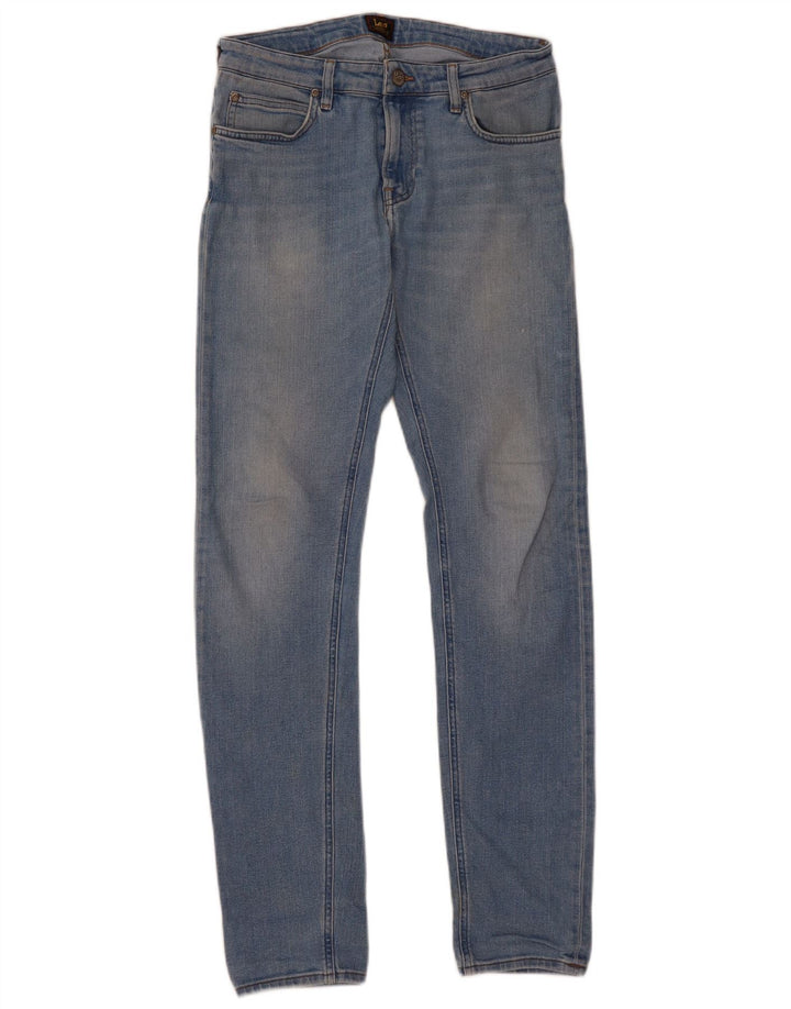 Lee Herren Malone Slim Jeans W30 L34 Blaue Baumwolle