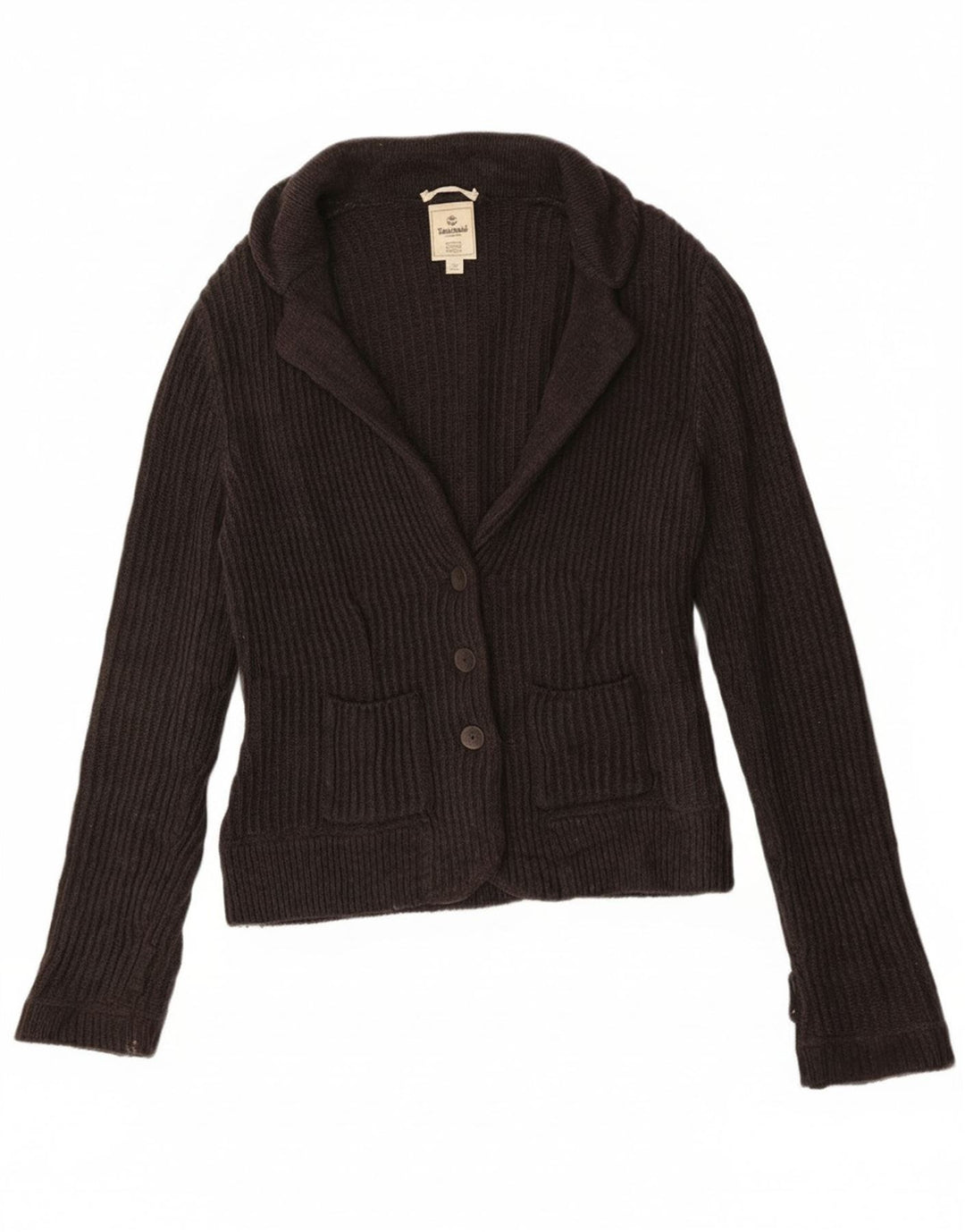 Timberland Damen Strickjacke UK 12 Mittelgrau