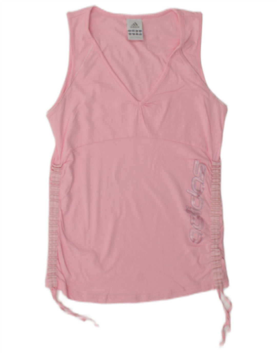 Adidas Damen Graphic Vest Top UK 12 Mittelrosa Baumwolle