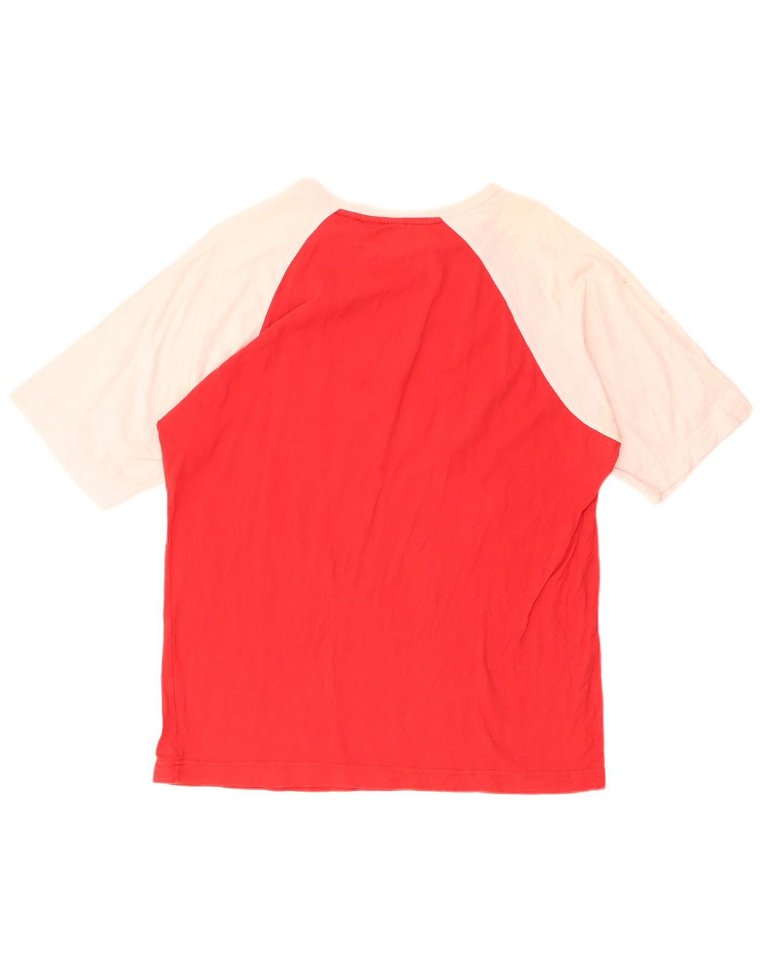 PUMA Damen Grafik T-Shirt Top UK 18 XL Rot Farbblock