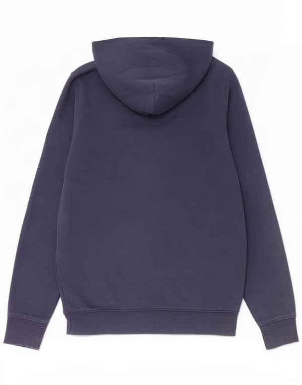 Tommy Hilfiger Damen-Pullover mit grafischem Kapuzenpullover, mittelmarineblaue Baumwolle