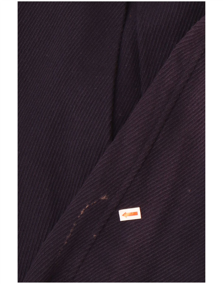 Armani Exchange Damen Zweireihige Crop Bomberjacke UK 6 XS Marineblau