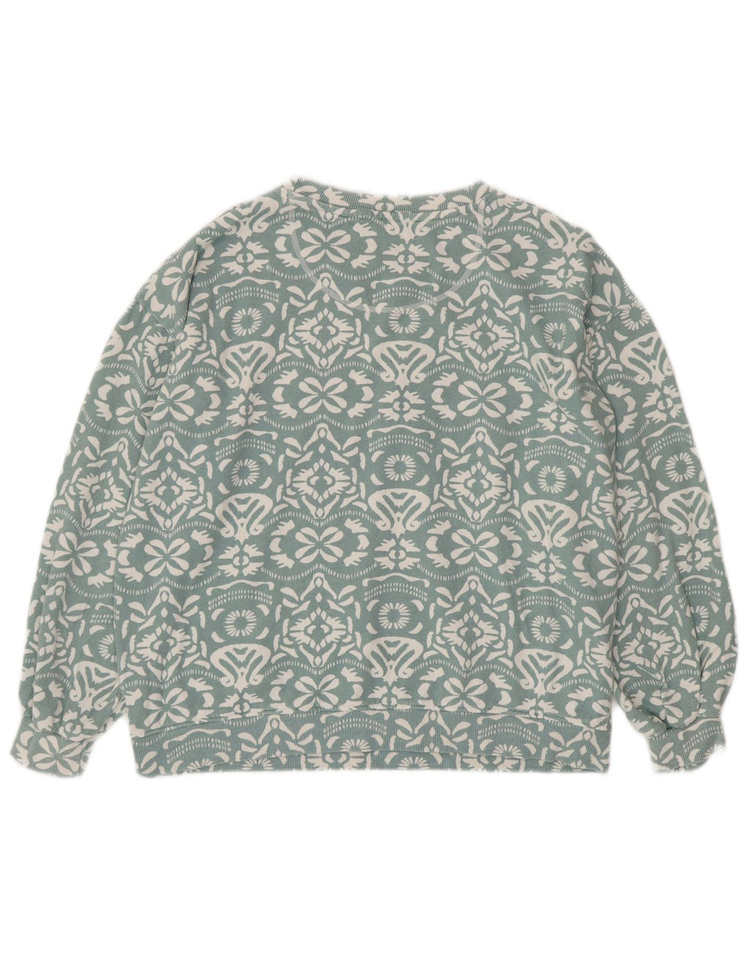 FAT FACE Damen-Sweatshirt in Übergröße, Gr. 40, Größe L, blau, Paisleymuster