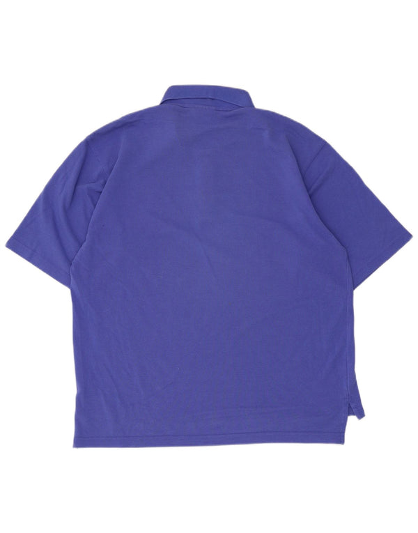 Adidas Herren Poloshirt UK 40/42 Medium Lila Baumwolle