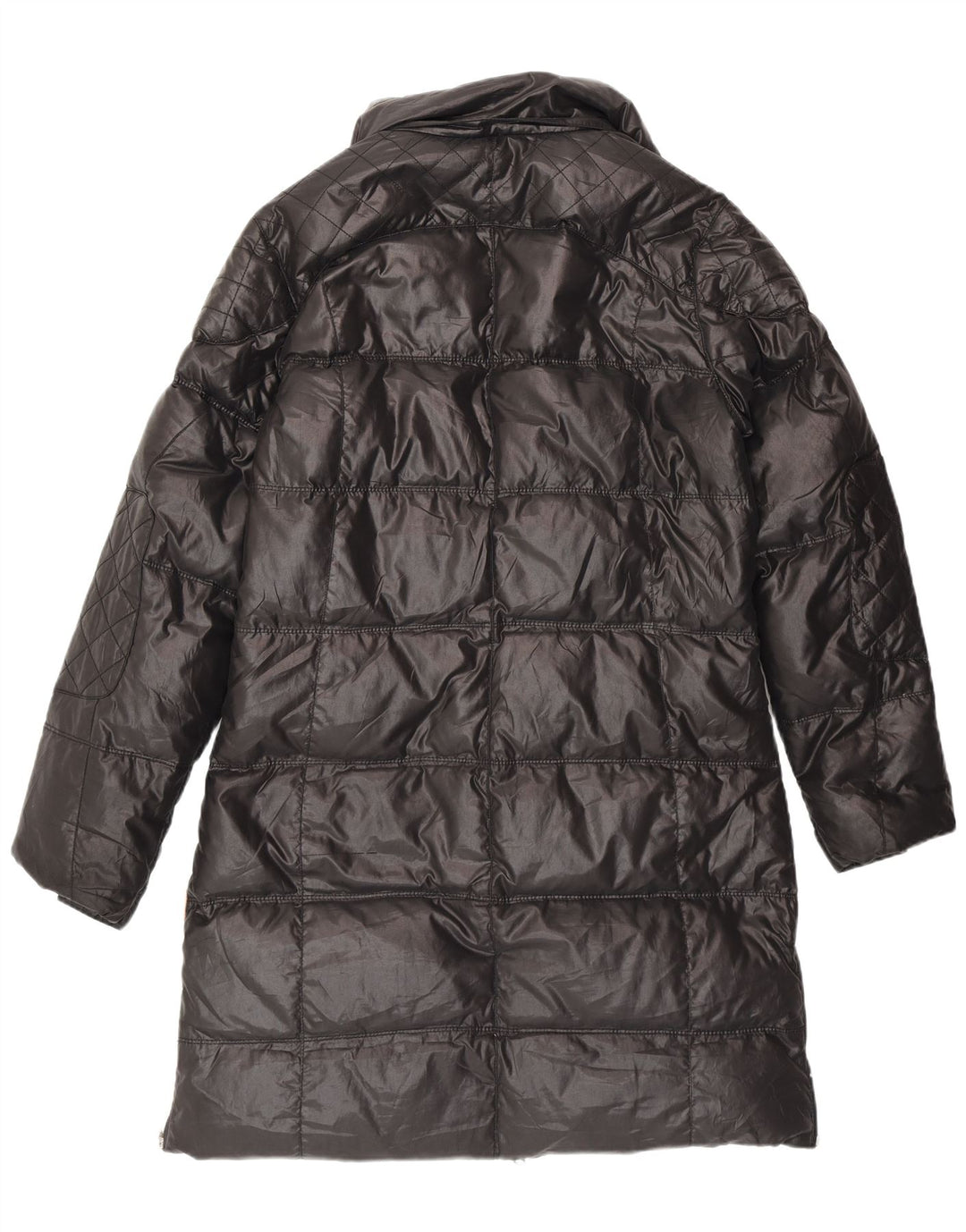 Machu Picchu Damen Wattierter Mantel UK 12 Medium Schwarz Polyester