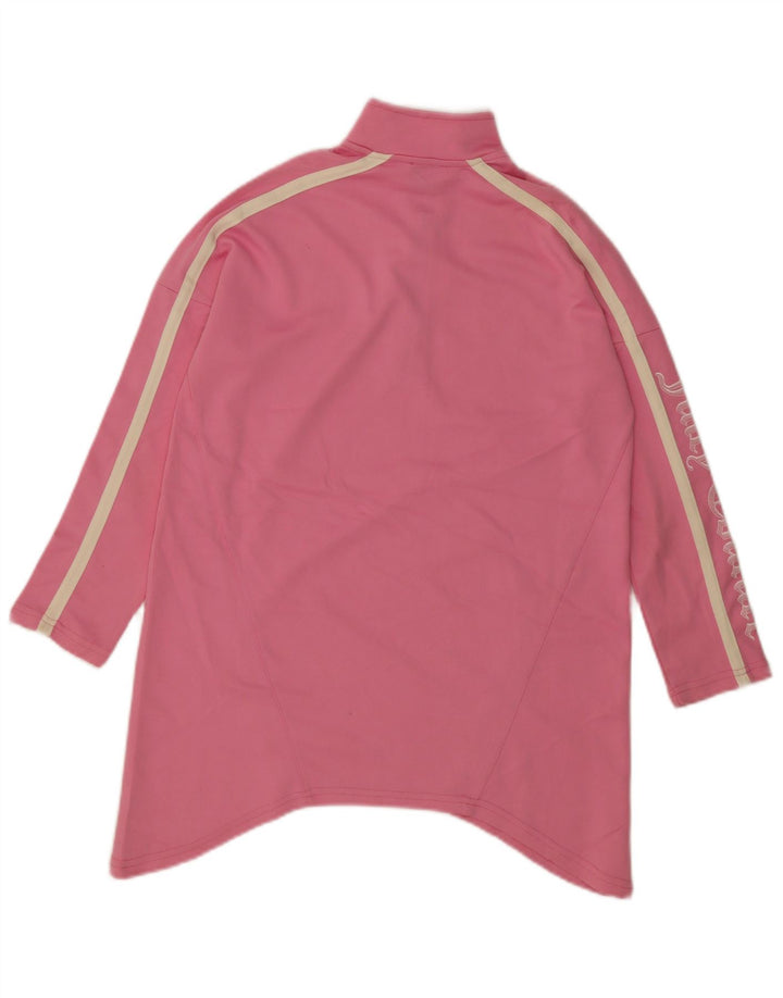 Juicy Couture Damen-Trainingsanzug mit grafischem Pullover, Gr. 14, Mittelrosa