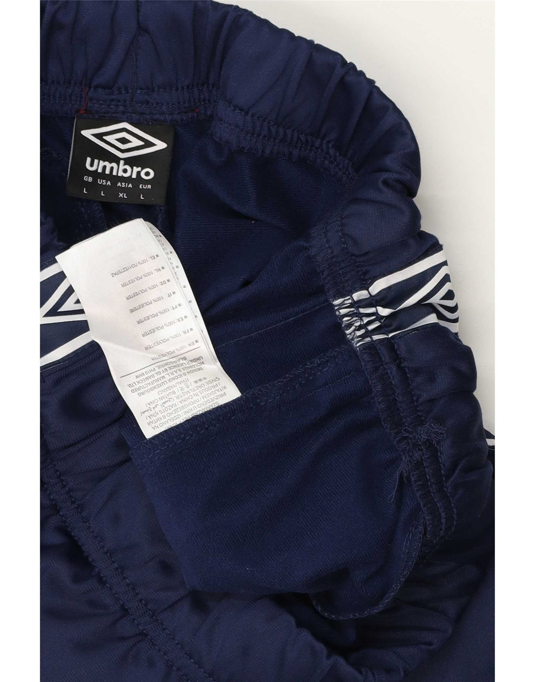 Umbro Herren-Trainingshose mit Grafik, groß, marineblau, geometrisch, Polyester