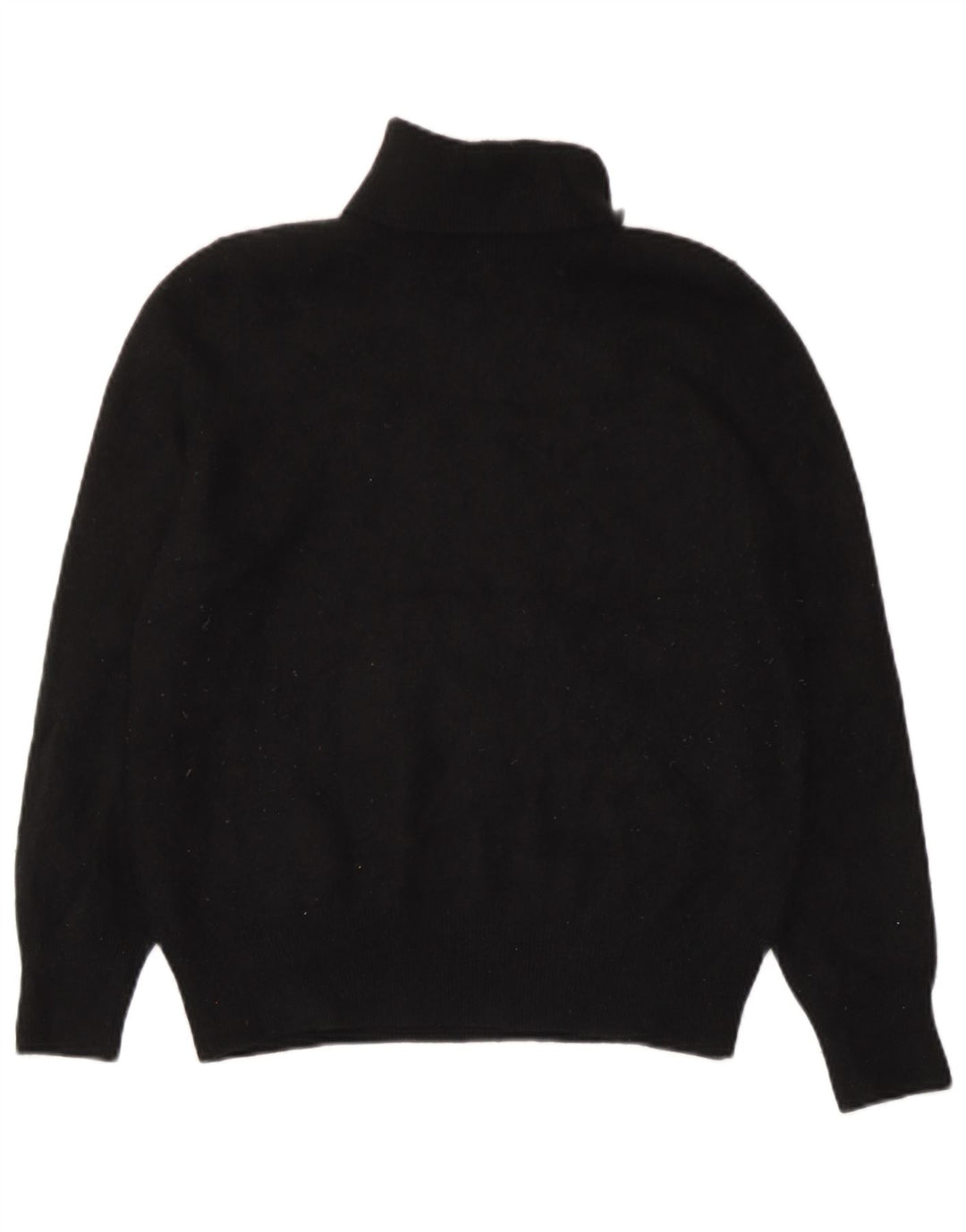 Marks & Spencer Damen-Pullover mit Rollkragen, Größe 44, Schwarz, Kaschmir