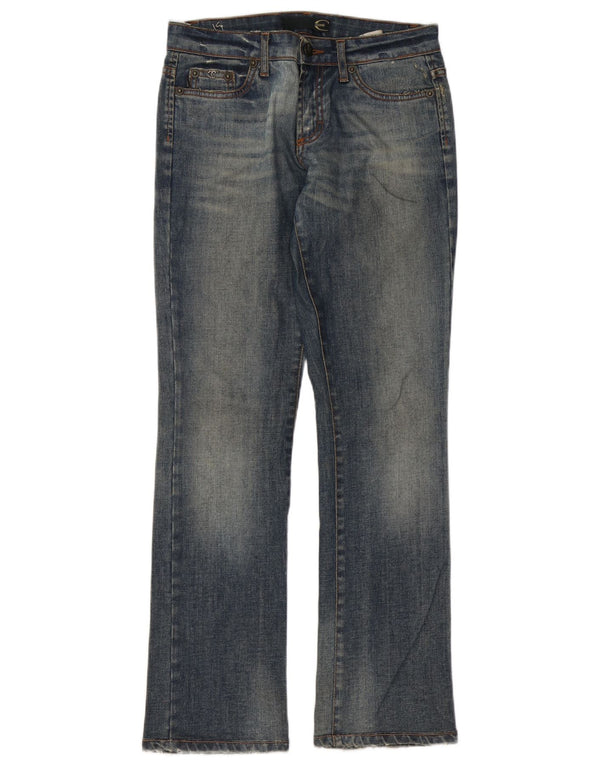 JUST CAVALLI Damen Ittierre Straight Jeans IT 42 Medium W28 L31 Blau