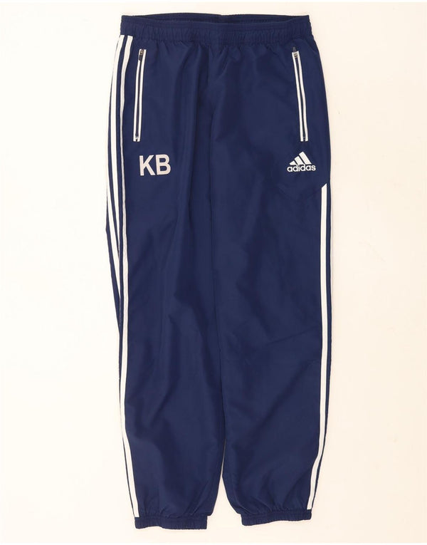 Adidas Herren-Trainingsanzug mit Grafik, Jogginghose, Größe 40/42, mittelmarineblau