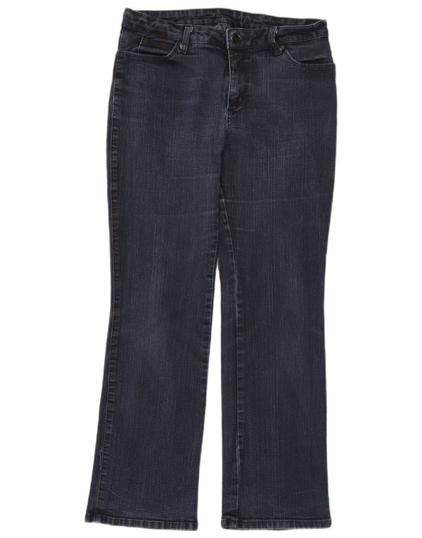 Wrangler Damen Tina Bootcut Jeans W31 L30 Blaue Baumwolle