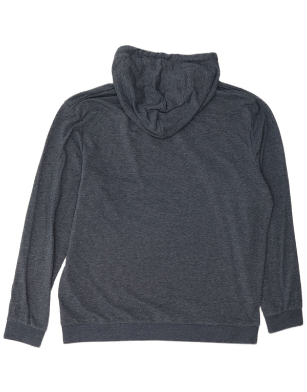 Jack & Jones Herren-Kapuzenpullover mit Grafik, 2XL, blaue Baumwolle