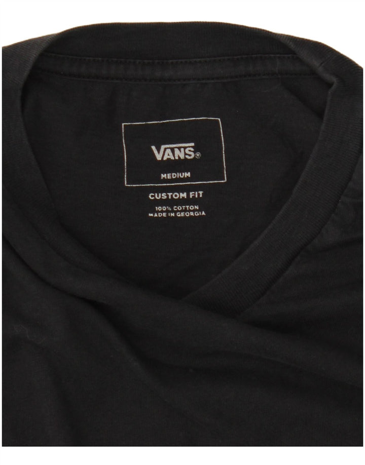 Vans Herren-T-Shirt mit individueller Passform, mittelschwarze Baumwolle