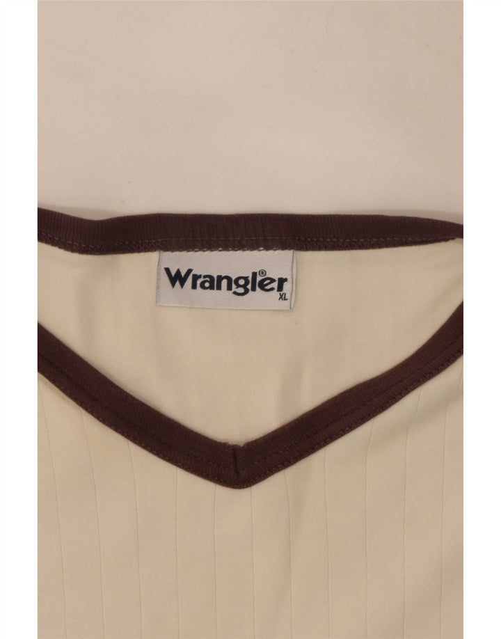 Wrangler Herren T-Shirt Top XL Weiß Colourblock