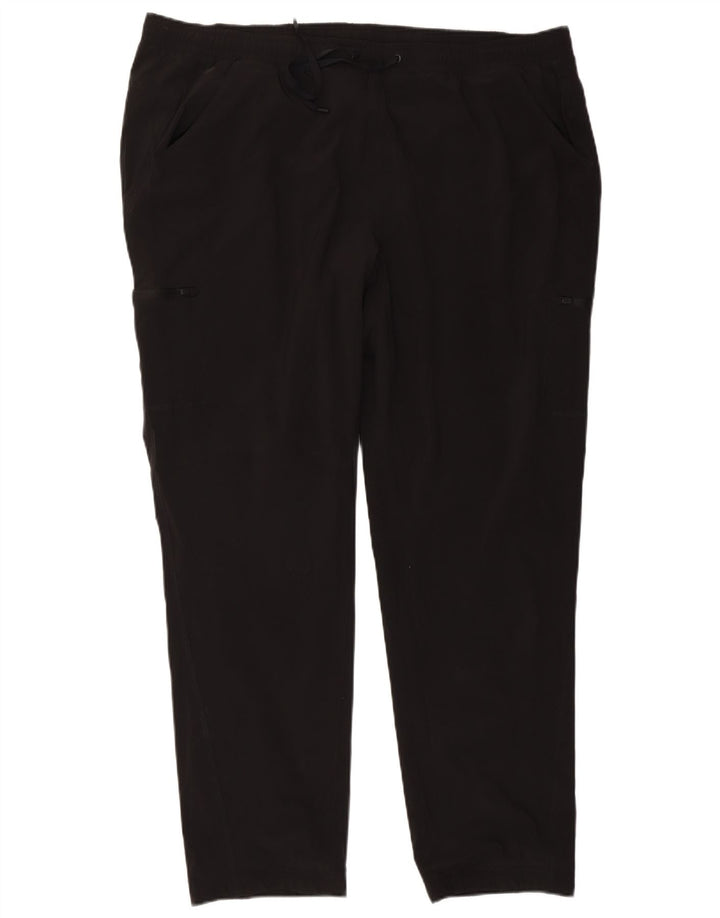 EDDIE BAUER Damen Cargo-Trainingshose US 22 3XL Schwarz Polyester