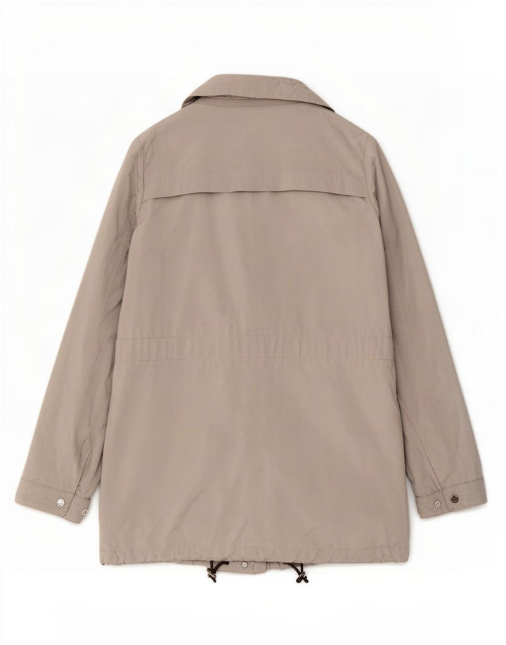 Geox Damen Respira Parka Jacke UK 12 Mittelgraues Polyester