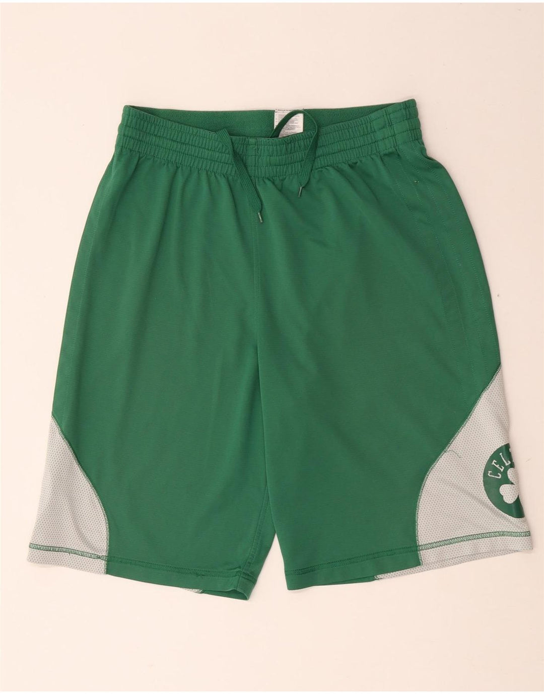 Adidas Herren Celtics Sport Shorts Mittelgrünes Colourblock-Polyester