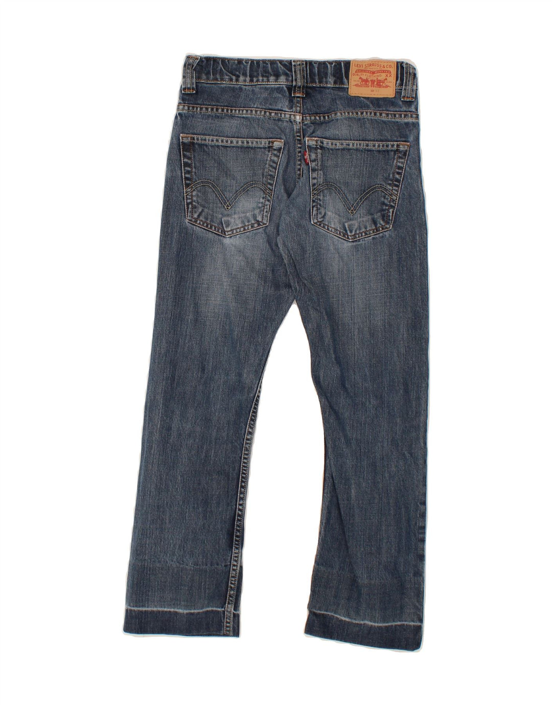 LEVI'S Boys Straight Jeans 11-12 Years W26 L25 Blue Vintage Levi's and Second-Hand Levi's from Messina Hembry 