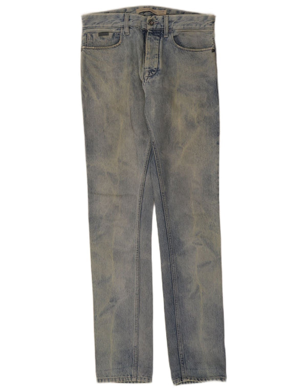 Calvin Klein Herren Slim Jeans W28 L34 Blaue Baumwolle
