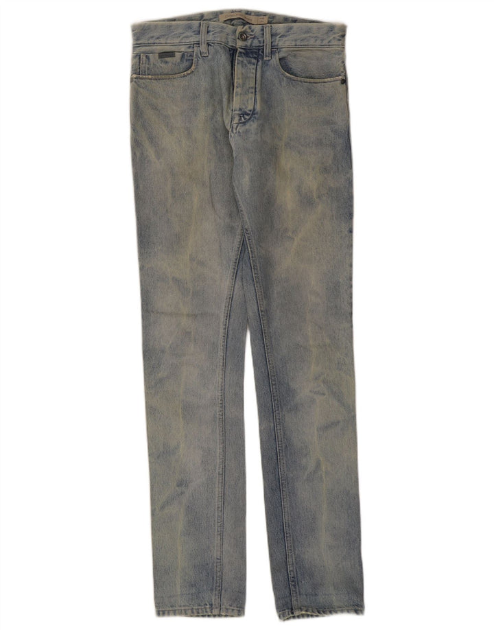 Calvin Klein Herren Slim Jeans W28 L34 Blaue Baumwolle