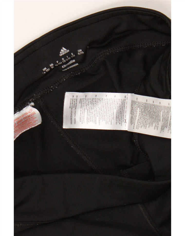 Adidas Climalite Capri-Leggings für Mädchen, 14–15 Jahre, schwarzes Polyester