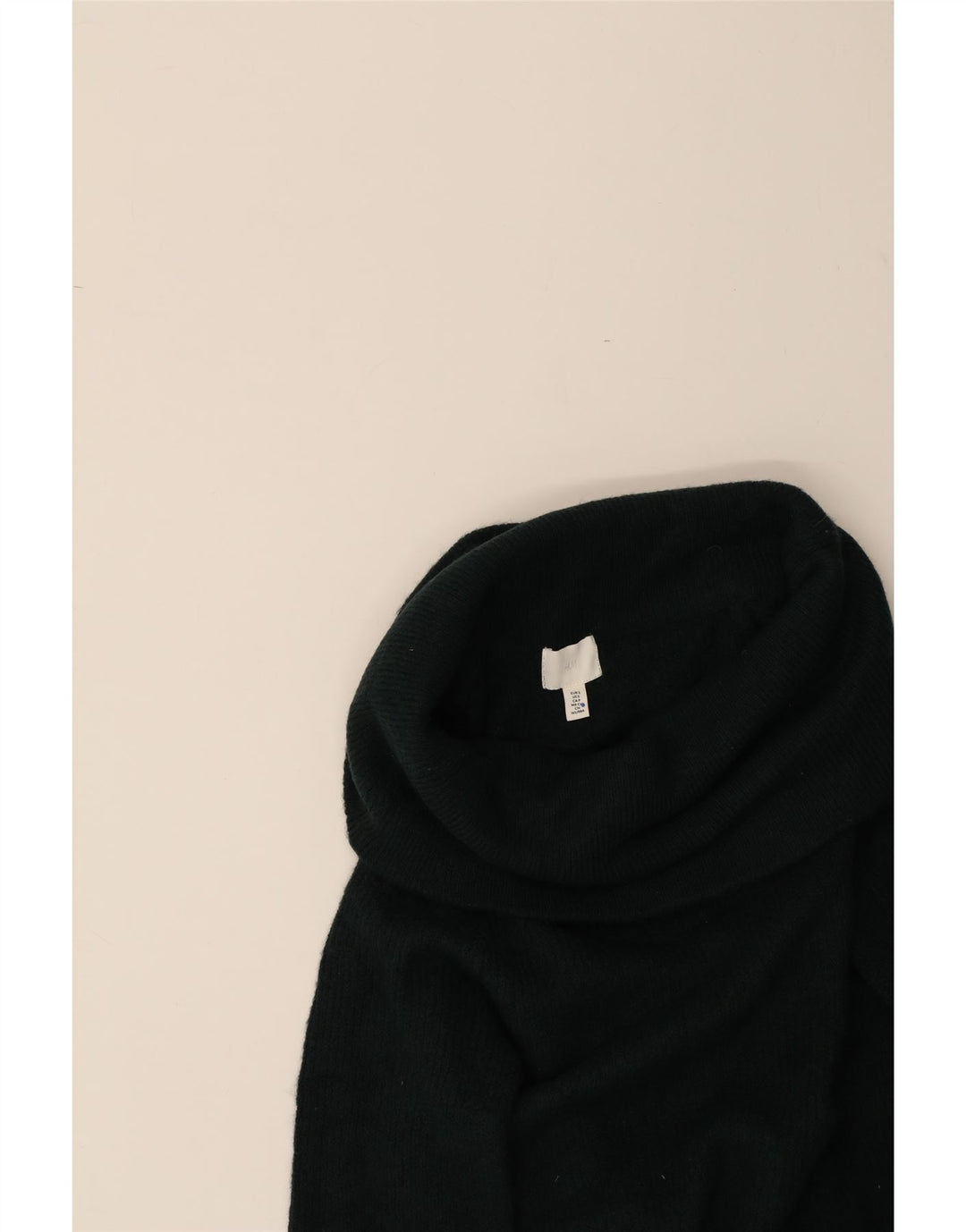 H&M Womens Roll Neck Jumper Sweater UK 10 Small Green Polyester Vintage H&M and Second-Hand H&M from Messina Hembry 