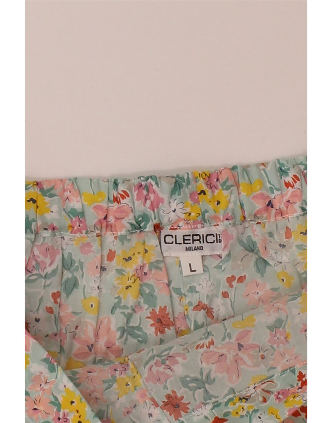 VINTAGE Womens Casual Shorts Large W32  Blue Floral Vintage Vintage and Second-Hand Vintage from Messina Hembry 