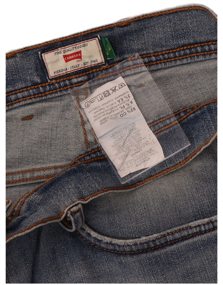 Carrera Herren Distressed Slim Jeans W34 L33 Blaue Baumwolle