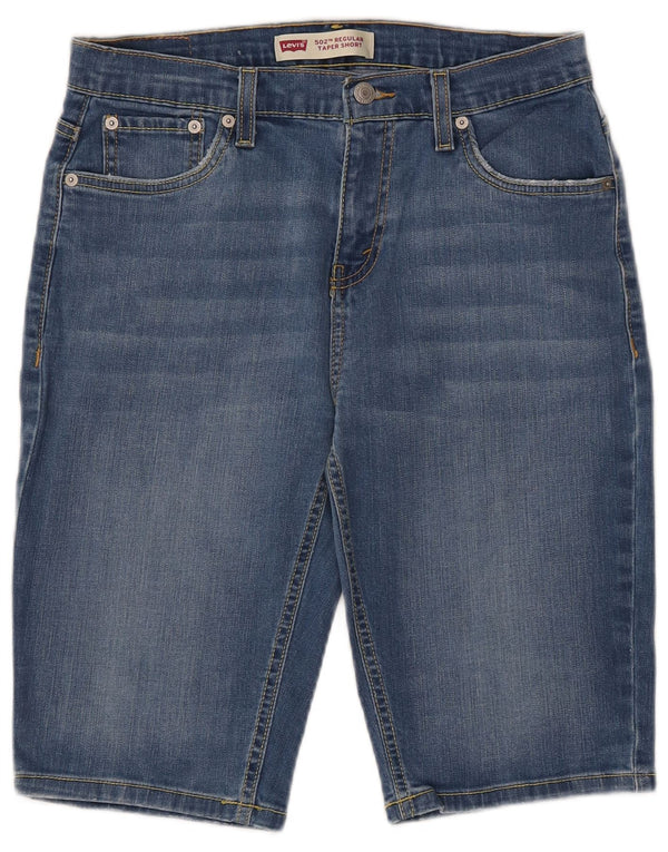 Levi's Jungen 502 Regular Taper Denim Shorts 15–16 Jahre W30 Blaue Baumwolle