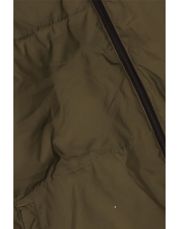 Adidas Jungen Wattierte Jacke 13-14 Jahre Khaki Polyester