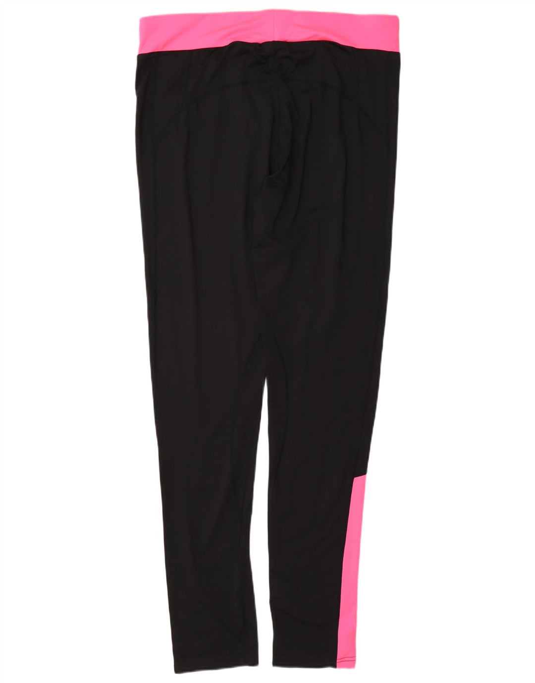 Ellesse Damen Leggings UK 16 Large Schwarz Colourblock Polyester