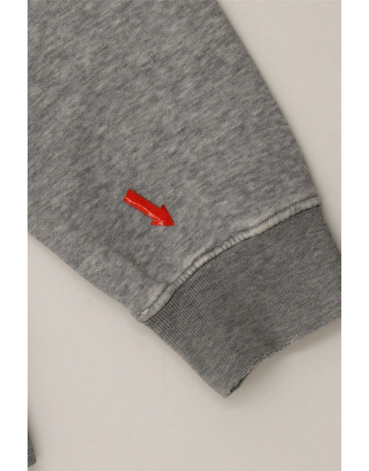 Champion Herren-Sweatshirt mit Grafik, klein, grau meliert, Baumwolle