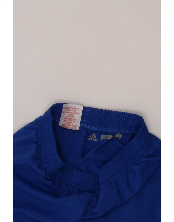 ADIDAS Leinster Rugby-Sportshorts für Jungen, 5–6 Jahre, blaues Polyester