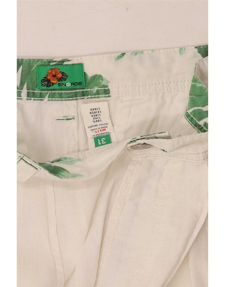Energie Herren Cargoshorts W31 Mittelweißes Leinen