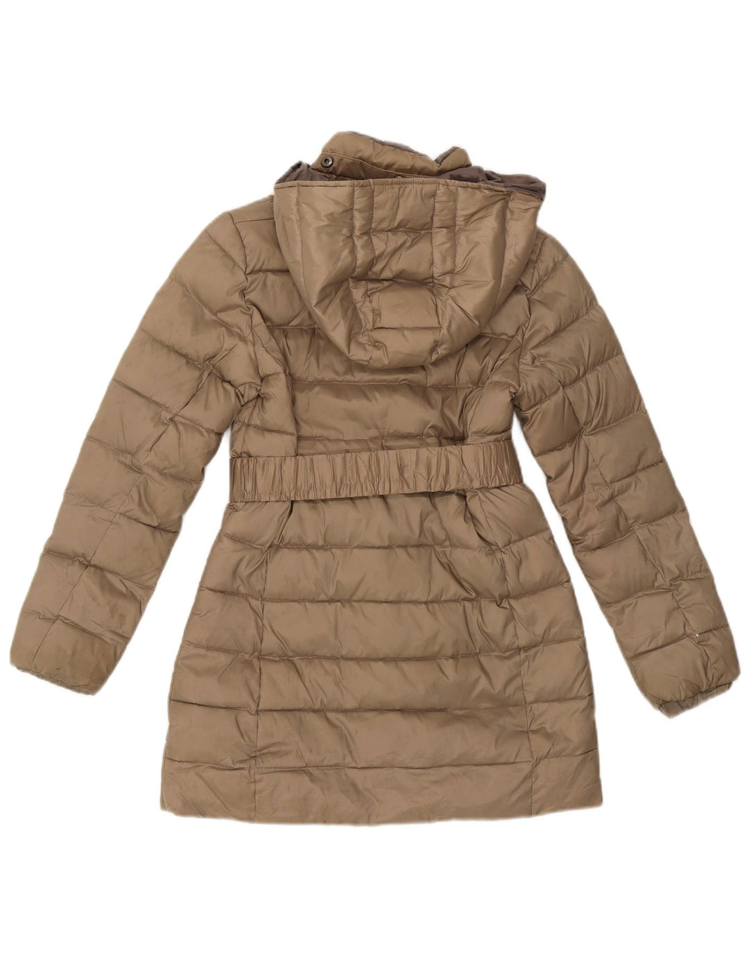 Champion wattierter Mantel mit Kapuze für Mädchen, 11–12 Jahre, Khaki, Polyester