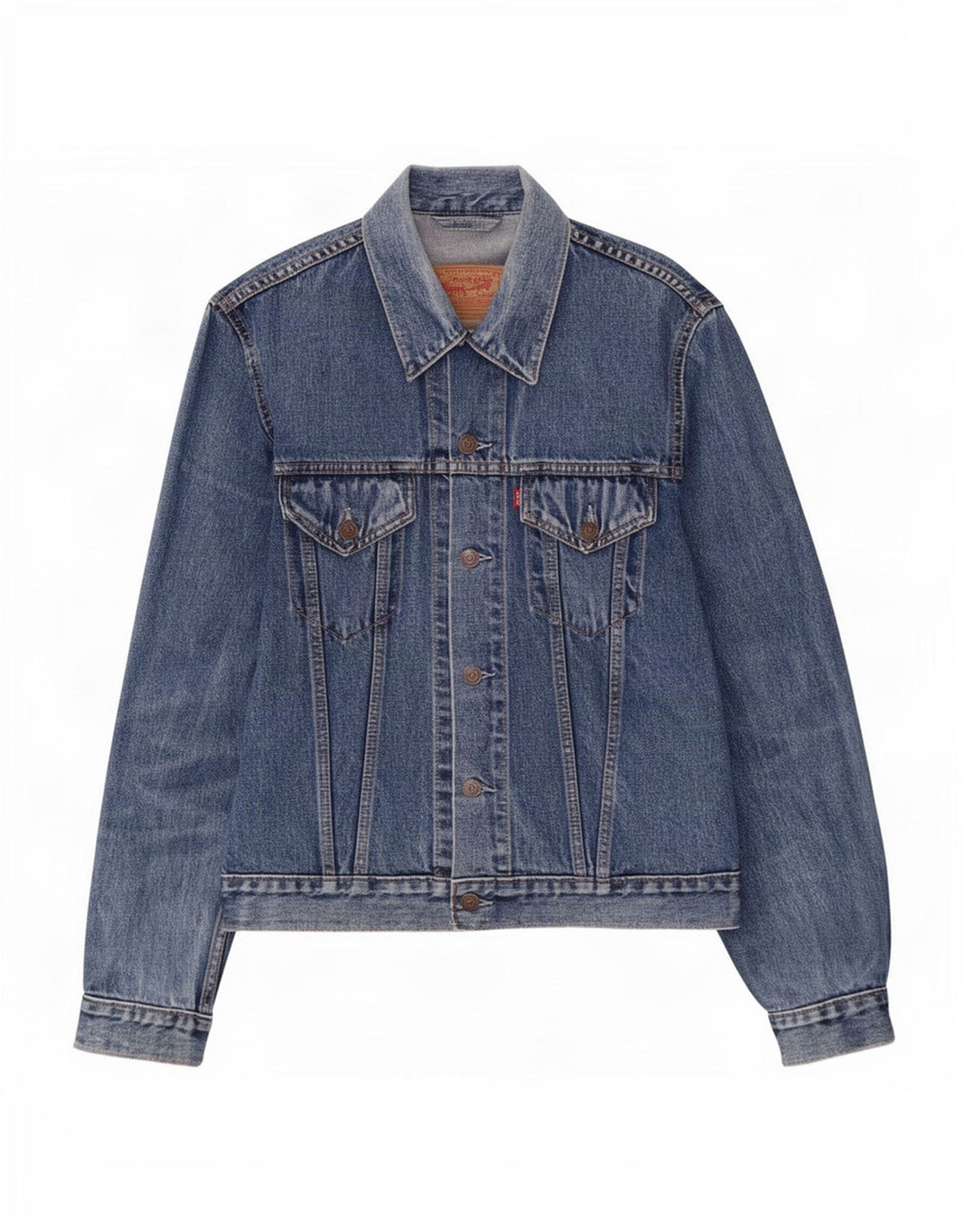 Levi's Herren Jeansjacke UK 40 Large Blau Baumwolle