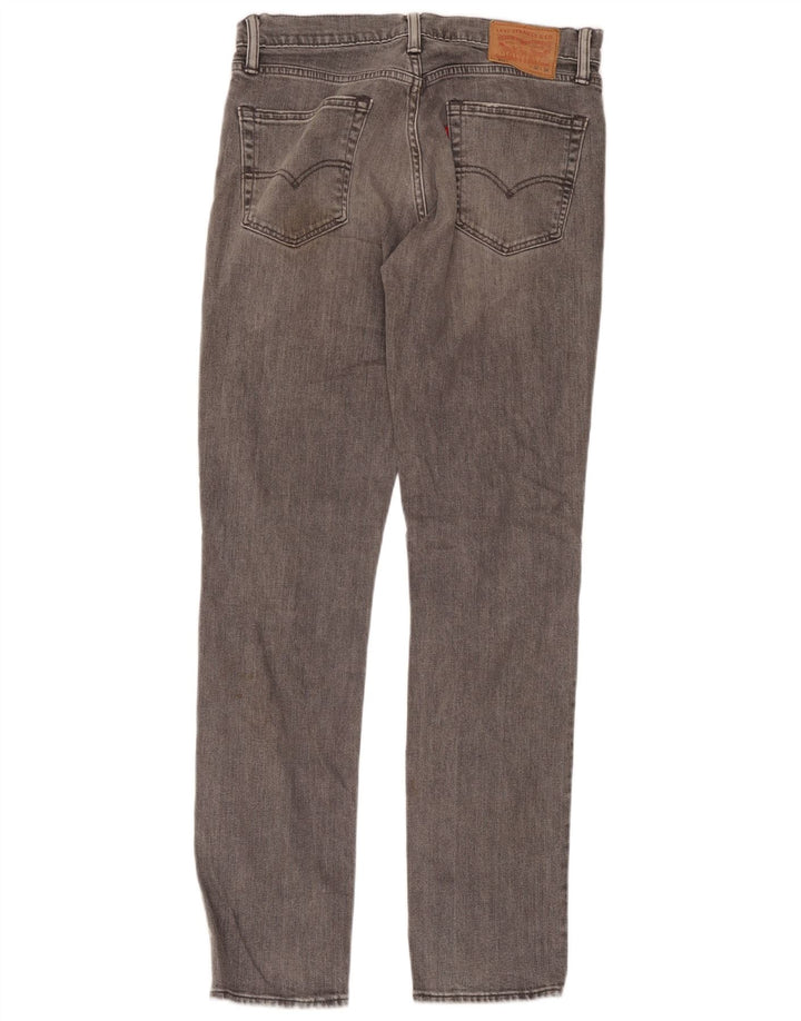 Levi's Herren 511 Slim Jeans W32 L34 Graue Baumwolle