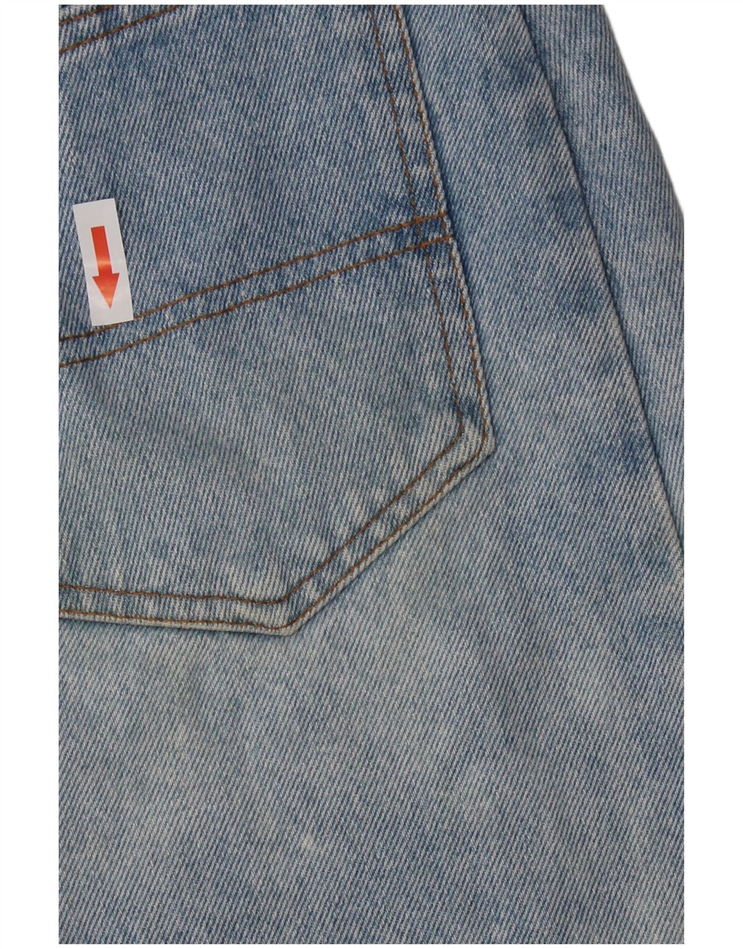 DE VILLE Damen Jeansrock W30 mittelblaue Baumwolle